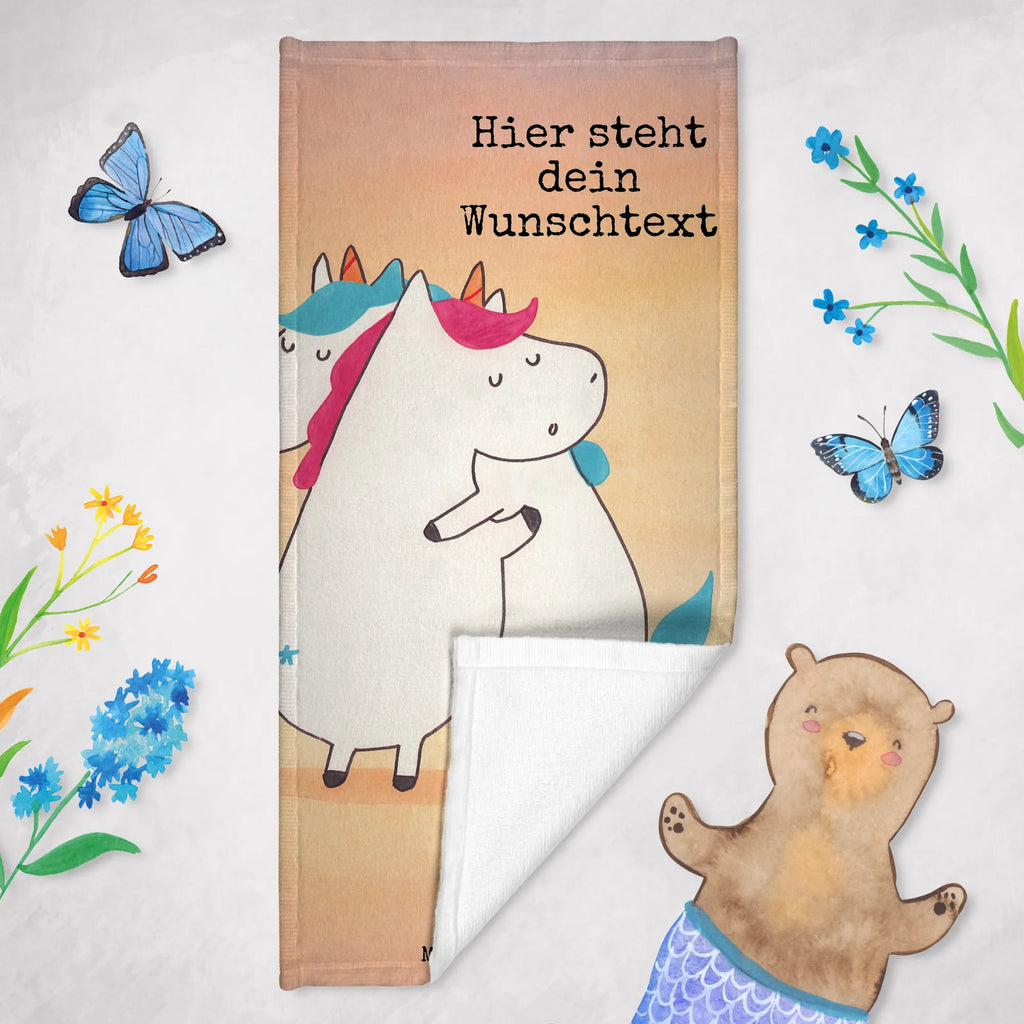 Personalisiertes Badehandtuch Einhörner Umarmen Design Personalisiertes Handtuch, Strandtuch mit Namen, Duschtuch mit Namen, Personalisiertes Badetuch, Kinder Handtuch mit Namen, Saunatuch mit Namen, Badetuch mit Namen, Einhorn, Einhörner, Einhorn Deko, Unicorn, Sister, BFF, Freundin, Familie, Schwester, Liebe, Geschwister, Schwestern, Freundinnen