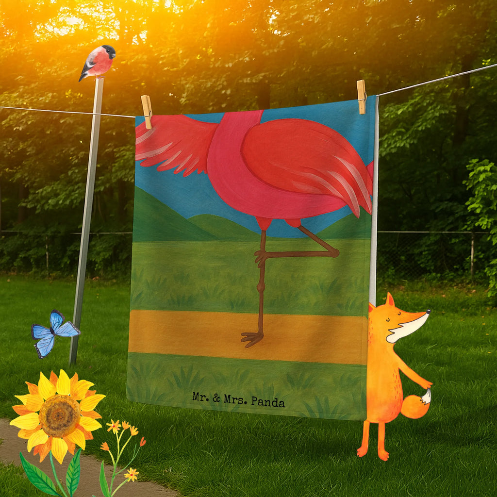 Personalized Bath Towel flamingo yoga Design Kinder Handtuch mit Namen, Badetuch mit Namen, Personalisiertes Badetuch, Duschtuch mit Namen, Saunatuch mit Namen, Personalisiertes Handtuch, Strandtuch mit Namen, Flamingo, Aufregen, Achtsamkeit, Tiefenentspannung, Yoga, Yoga-Übung, Vogel, Entspannung, Ärger, Namaste