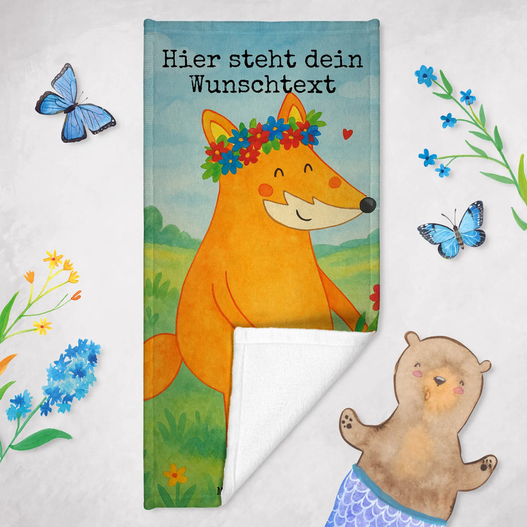 Personalisiertes Badehandtuch Fuchs Blumen Design Badetuch mit Namen, Kinder Handtuch mit Namen, Saunatuch mit Namen, Personalisiertes Handtuch, Duschtuch mit Namen, Personalisiertes Badetuch, Strandtuch mit Namen, Fuchs, Freude, Selbstliebe, Fuchsmädchen, Blumen, Füchse, Blume, mich, Freundin, ich, Liebe, Motivation, Liebesbeweis, Fox, Blumenmädchen, Freundinnen