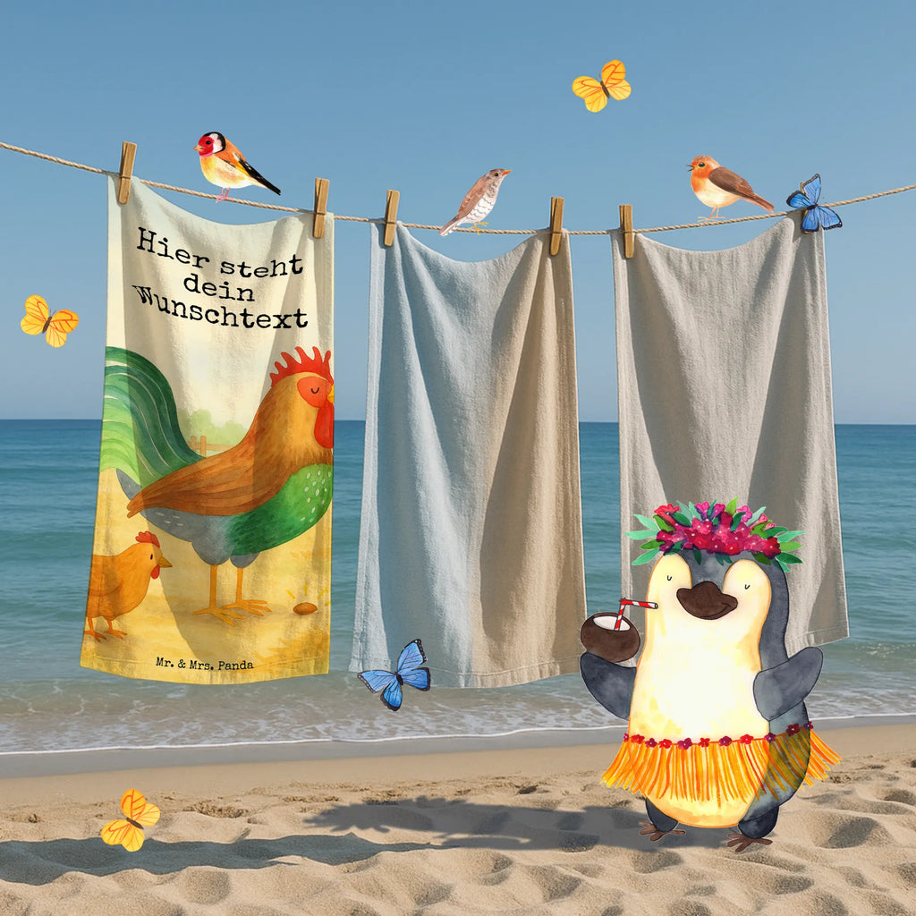 Spersonalizowany ręcznik kąpielowy kogut ziarno Design Badetuch mit Namen, Personalisiertes Handtuch, Saunatuch mit Namen, Kinder Handtuch mit Namen, Personalisiertes Badetuch, Strandtuch mit Namen, Duschtuch mit Namen, Bauernhof, Hoftiere, Landwirt, Landwirtin, Eier, Henne, Natur, Korn, Hahn