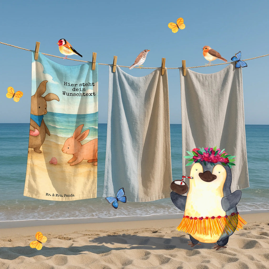 Personalisiertes Badehandtuch Hasen Muschel Design Strandtuch mit Namen, Duschtuch mit Namen, Personalisiertes Handtuch, Badetuch mit Namen, Saunatuch mit Namen, Personalisiertes Badetuch, Kinder Handtuch mit Namen, Familie, Vatertag, Muttertag, Bruder, Schwester, Mama, Papa, Oma, Opa, Freundinnen, best friends, beste Freundin, Hasen, Muscheln, Freundin, Meer, Muscheln sammeln, BFF