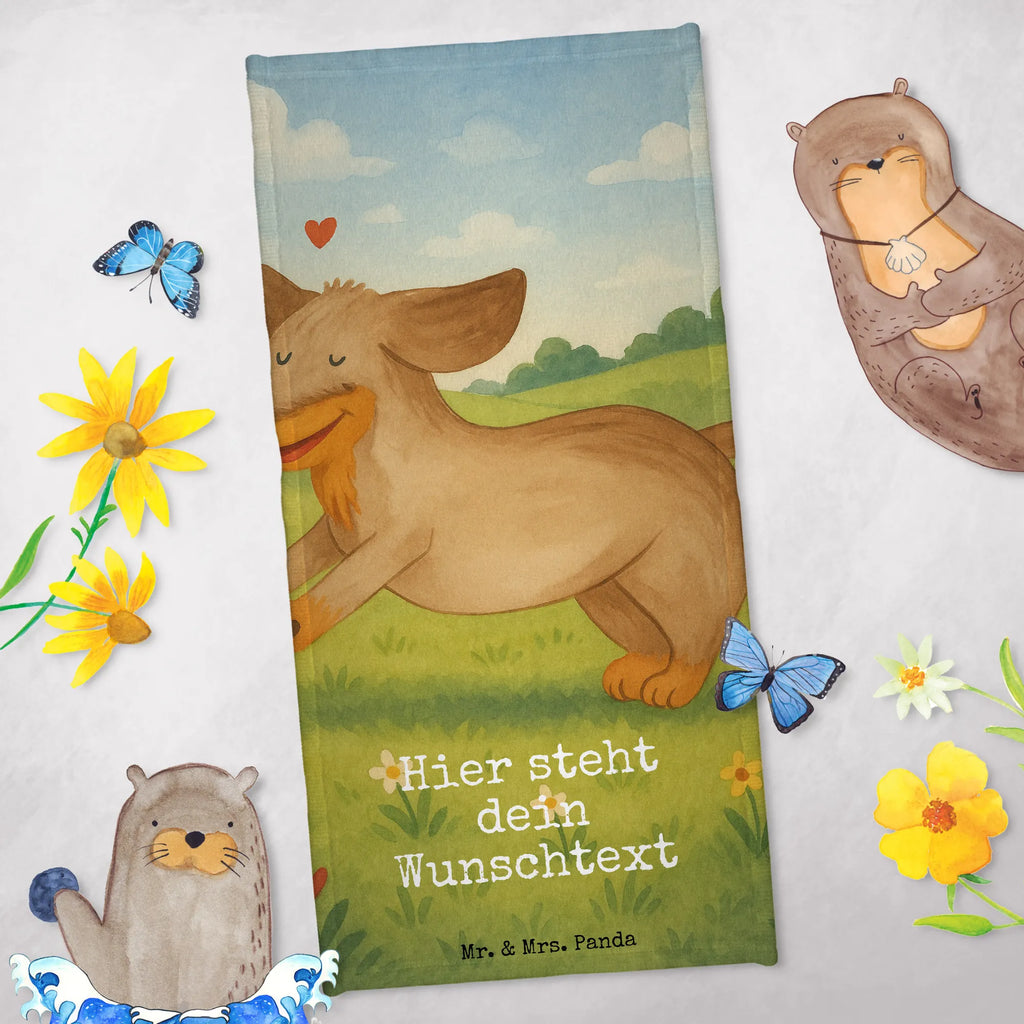 Personalized Bath Towel Dog dachshund Design Duschtuch mit Namen, Personalisiertes Badetuch, Strandtuch mit Namen, Personalisiertes Handtuch, Kinder Handtuch mit Namen, Saunatuch mit Namen, Badetuch mit Namen, Hund, Hundemotiv, Haustier, Hunderasse, Tierliebhaber, Hundebesitzer, Sprüche, happy dog, Hunde, Dachshund, Dackel