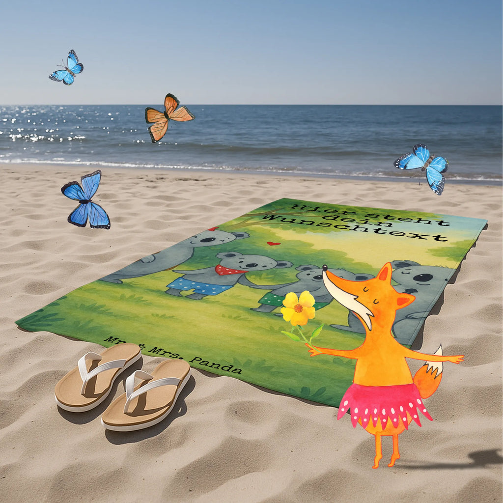 Personalized Bath Towel Koala family with two kids Design Badetuch mit Namen, Personalisiertes Badetuch, Duschtuch mit Namen, Strandtuch mit Namen, Kinder Handtuch mit Namen, Saunatuch mit Namen, Personalisiertes Handtuch, Familie, Vatertag, Muttertag, Bruder, Schwester, Mama, Papa, Oma, Opa, Familienzeit, Koalabär, Koala, Koalafamilie, Lieblingsfamilie, beste Familie, Familienleben