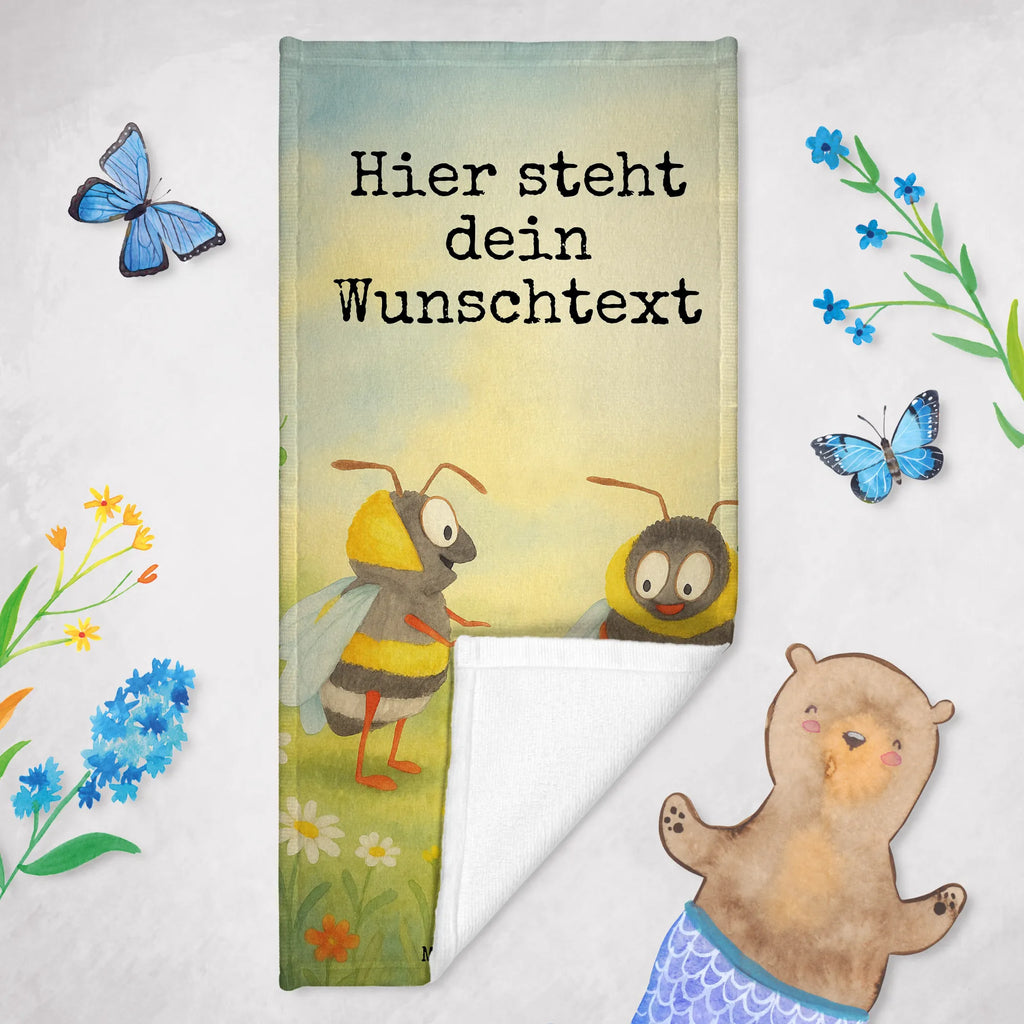 Personalisiertes Badehandtuch Bienen Paar Design Duschtuch mit Namen, Personalisiertes Badetuch, Strandtuch mit Namen, Badetuch mit Namen, Saunatuch mit Namen, Kinder Handtuch mit Namen, Personalisiertes Handtuch, Liebe, Partner, Freund, Freundin, Ehemann, Ehefrau, Heiraten, Verlobung, Heiratsantrag, Liebesgeschenk, Jahrestag, Hocheitstag, Geschenk für Frauen, Valentinstag, Geschenk für Partner, Hochzeitstag, für Männer, Geschenk für Freundin, verliebte Schildkröten, Mitbringsel, Schildkröten, Liebesbeweis, für Ehemann