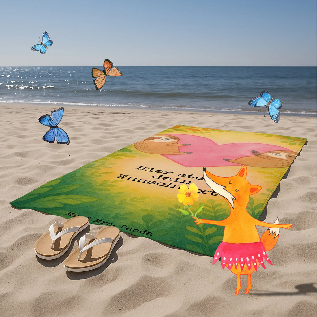 Personalisiertes Badehandtuch Faultiere Herz Design Duschtuch mit Namen, Saunatuch mit Namen, Badetuch mit Namen, Kinder Handtuch mit Namen, Personalisiertes Badetuch, Personalisiertes Handtuch, Strandtuch mit Namen, Liebe, Partner, Freund, Freundin, Ehemann, Ehefrau, Heiraten, Verlobung, Heiratsantrag, Liebesgeschenk, Jahrestag, Hocheitstag, Liebesbeweis, Valentinstag, Geschenk für Partner, Mitbringsel, Geschenk für Frauen, Geschenk für Freundin, für Ehemann, für Männer, Hochzeitstag