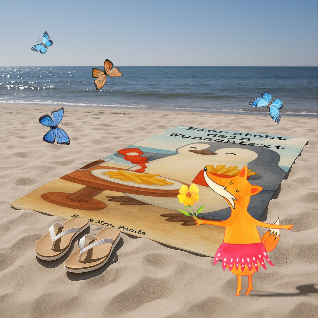 Personalisiertes Badehandtuch Pinguin Pommes Design Badetuch mit Namen, Strandtuch mit Namen, Duschtuch mit Namen, Personalisiertes Handtuch, Personalisiertes Badetuch, Kinder Handtuch mit Namen, Saunatuch mit Namen, Liebe, Partner, Freund, Freundin, Ehemann, Ehefrau, Heiraten, Verlobung, Heiratsantrag, Liebesgeschenk, Jahrestag, Hocheitstag, Liebesbeweis, Hochzeitstag, Geschenk für Partner, für Ehemann, Valentinstag, Geschenk für Frauen, für Männer, Geschenk für Freundin, Mitbringsel