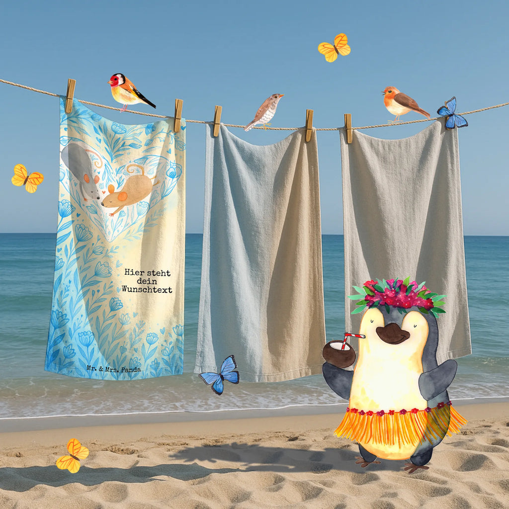 Personalized Bath Towel Mice heart Design Personalisiertes Handtuch, Strandtuch mit Namen, Badetuch mit Namen, Duschtuch mit Namen, Saunatuch mit Namen, Personalisiertes Badetuch, Kinder Handtuch mit Namen, Liebe, Partner, Freund, Freundin, Ehemann, Ehefrau, Heiraten, Verlobung, Heiratsantrag, Liebesgeschenk, Jahrestag, Hocheitstag, Geschenk für zwei, Mäuse, Love, Liebesbeweis, Maus, Liebesbotschaft, Hochzeit, Lieblingsmensch, Gemeinsamkeit