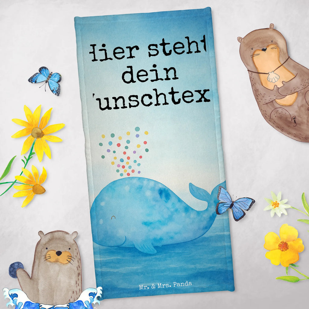 Personalisiertes Badehandtuch Wal Konfetti Design Badetuch mit Namen, Saunatuch mit Namen, Personalisiertes Badetuch, Kinder Handtuch mit Namen, Personalisiertes Handtuch, Duschtuch mit Namen, Strandtuch mit Namen, Meerestiere, Meer, Urlaub, Wale, Trennung, Wal, Diät, Neuanfang, Neustart, Abnehmen, Lebensabschnitt, Geburtstag, Konfetti, Motivation