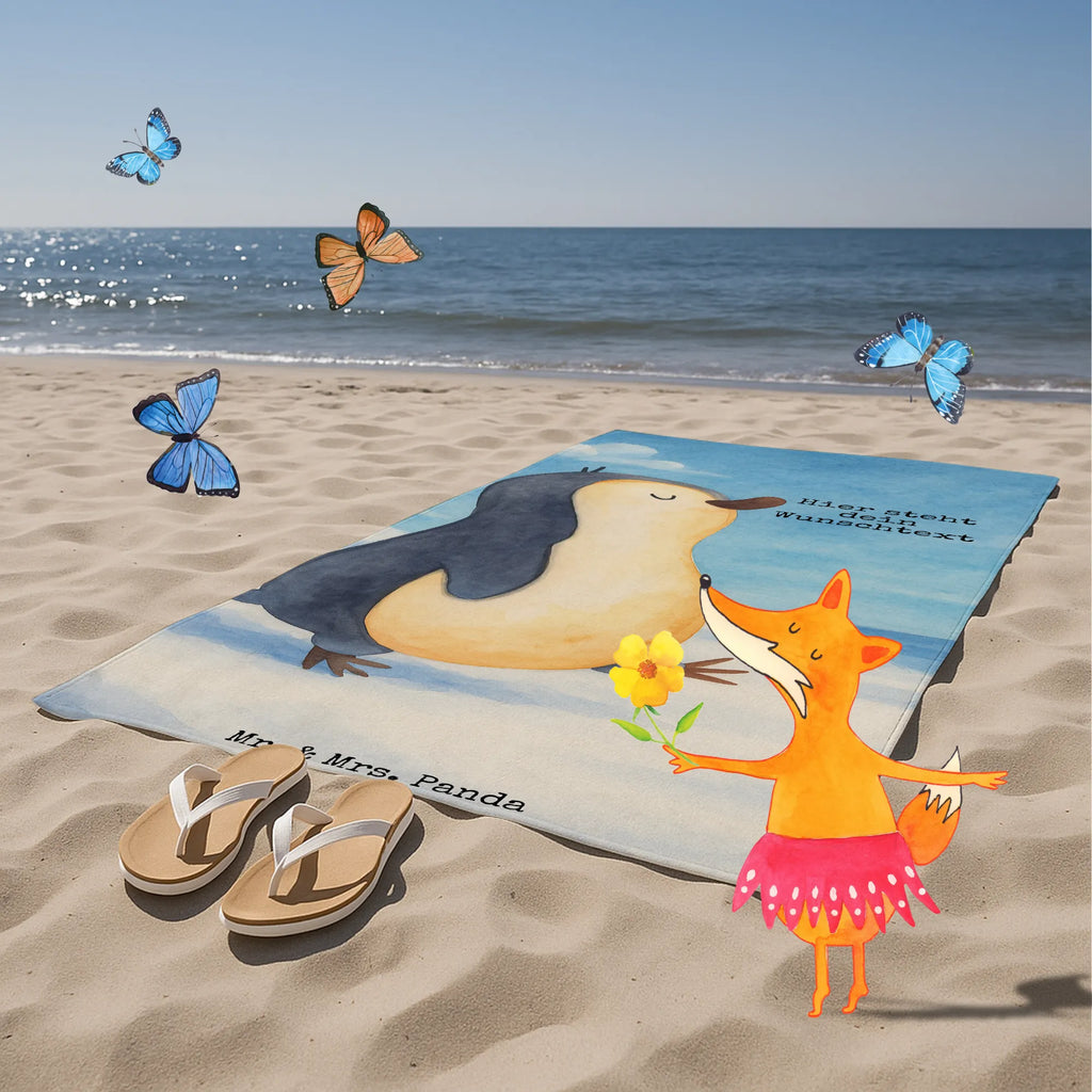 Personalized Bath Towel Penguin march Design Strandtuch mit Namen, Duschtuch mit Namen, Badetuch mit Namen, Kinder Handtuch mit Namen, Personalisiertes Handtuch, Personalisiertes Badetuch, Saunatuch mit Namen, Pinguin, Frühaufsteher, Pinguine, Bruder, Schwester, Familie, Langschläfer