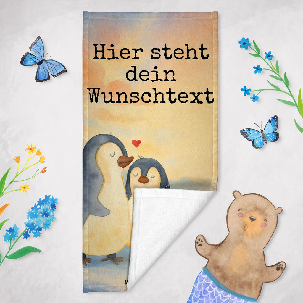 Personalized Bath Towel Penguin embrace Design Personalisiertes Badetuch, Kinder Handtuch mit Namen, Strandtuch mit Namen, Saunatuch mit Namen, Badetuch mit Namen, Personalisiertes Handtuch, Duschtuch mit Namen, Pinguin, Hochzeitstag, Liebesbeweis, Verlobung, Liebespaar, Liebesgeschenk, Jahrestag, Hochzeitsgeschenk, Hochzeit, Liebe