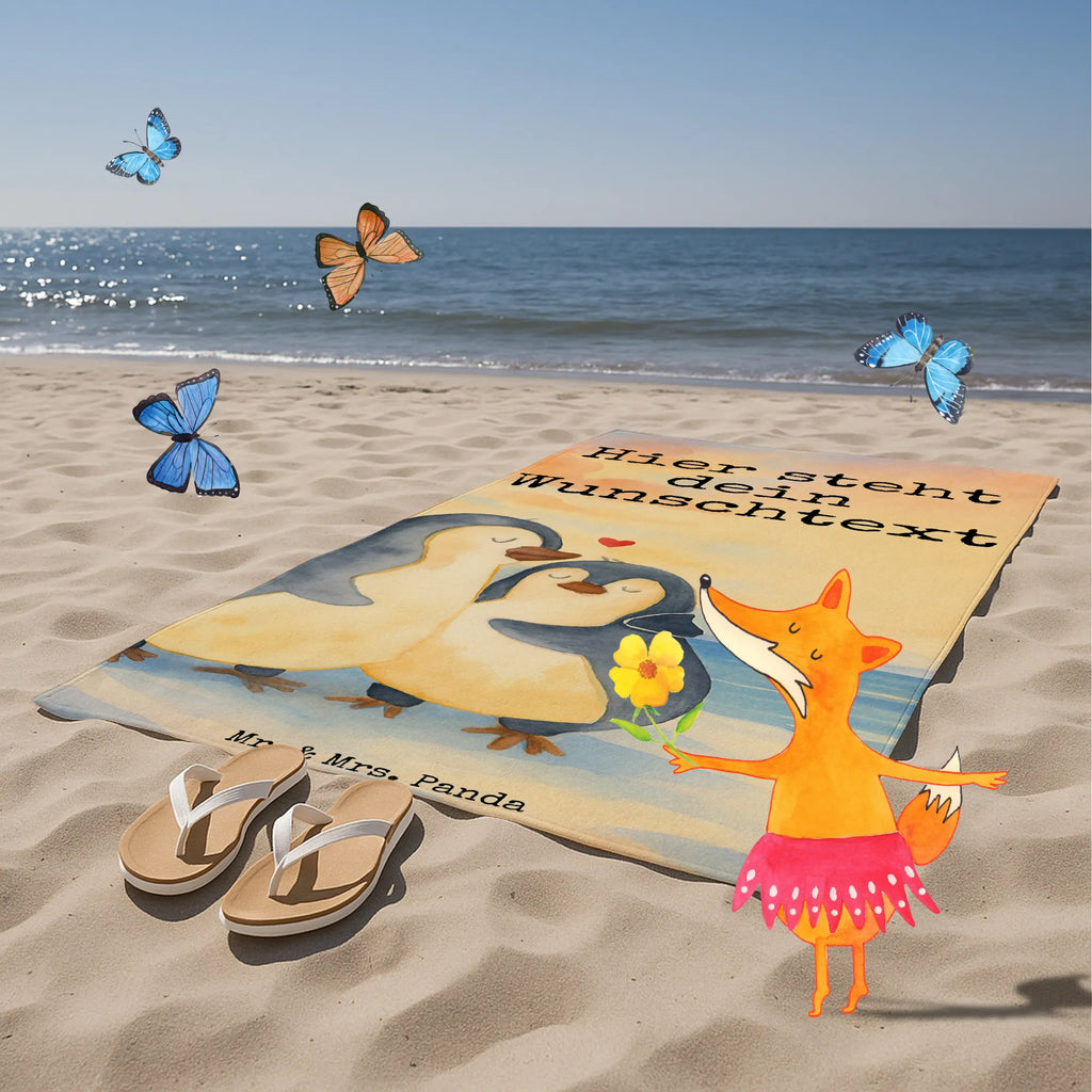 Personalized Bath Towel Penguin embrace Design Personalisiertes Badetuch, Kinder Handtuch mit Namen, Strandtuch mit Namen, Saunatuch mit Namen, Badetuch mit Namen, Personalisiertes Handtuch, Duschtuch mit Namen, Pinguin, Hochzeitstag, Liebesbeweis, Verlobung, Liebespaar, Liebesgeschenk, Jahrestag, Hochzeitsgeschenk, Hochzeit, Liebe