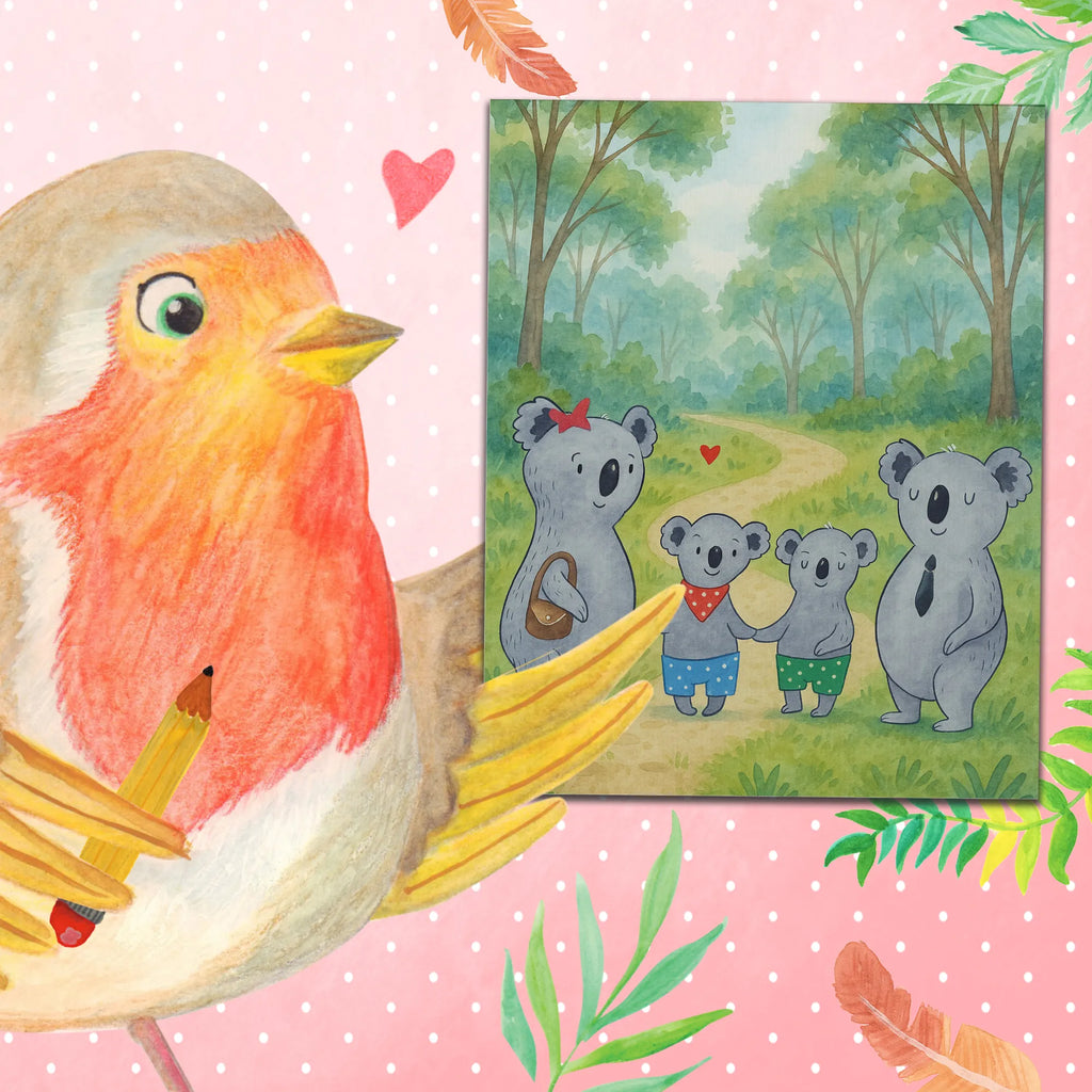 Malowanie według numerów Rodzina koali dwa Design Künstler, Malen, Kreativität, DIY, Malen nach Zahlen, Kunstwerk, Ausmalbild, Bastelidee, Baseln, Familie, Vatertag, Muttertag, Bruder, Schwester, Mama, Papa, Oma, Opa, Koalabär, beste Familie, Familienzeit, Koala, Familienleben, Lieblingsfamilie, Koalafamilie