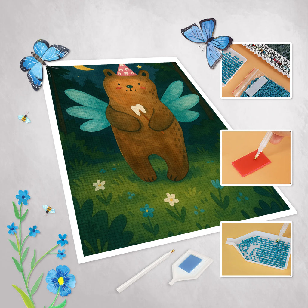 Diamond Painting Bär Zahnfee Design Diamond Painting Geschenkidee, Diamond Painting, Rhinestone Painting, Diamant Stickerei, Diamond Painting Deko, Diamond Painting Schablone, Diamant Malerei, DIY Strass Bild, Kristallbild, Diamond Painting Blumen, Diamond Painting Für Erwachsene, Diamond Painting Full Drill, 5D Diamant Malerei, Diamond Painting Schlüsselanhänger, Diamond Painting Quadratbohrer, Diamant Mosaik, Diamond Painting Motive, Diamant Bild, Diamond Painting Zubehör, DIY Diamond Painting, Diamond Art, Strass Malerei, Diamond Painting Klassisch, Diamond Painting Für Kinder, Diamond Painting Tray, Diamond Painting Anfänger Set, Diamond Painting Puzzle, Diamond Painting Rundbohrer, Diamond Painting Kit, Diamond Painting Set, Diamond Painting Modern, Diamond Painting Werkzeuge, Diamond Painting Muster, Diamond Painting Bohrer, Diamond Painting Leinwand, Diamond Painting Landschaft, Diamond Painting Tiere, Diamond Painting Tablett, Diamond Painting Pinzette, Diamond Painting Partial Drill, Diamond Painting Porträt, Diamond Painting Profi Set, Bär, Teddy, Teddybär, Zahnfee, Fee, Erster Zahn, Milchzahn