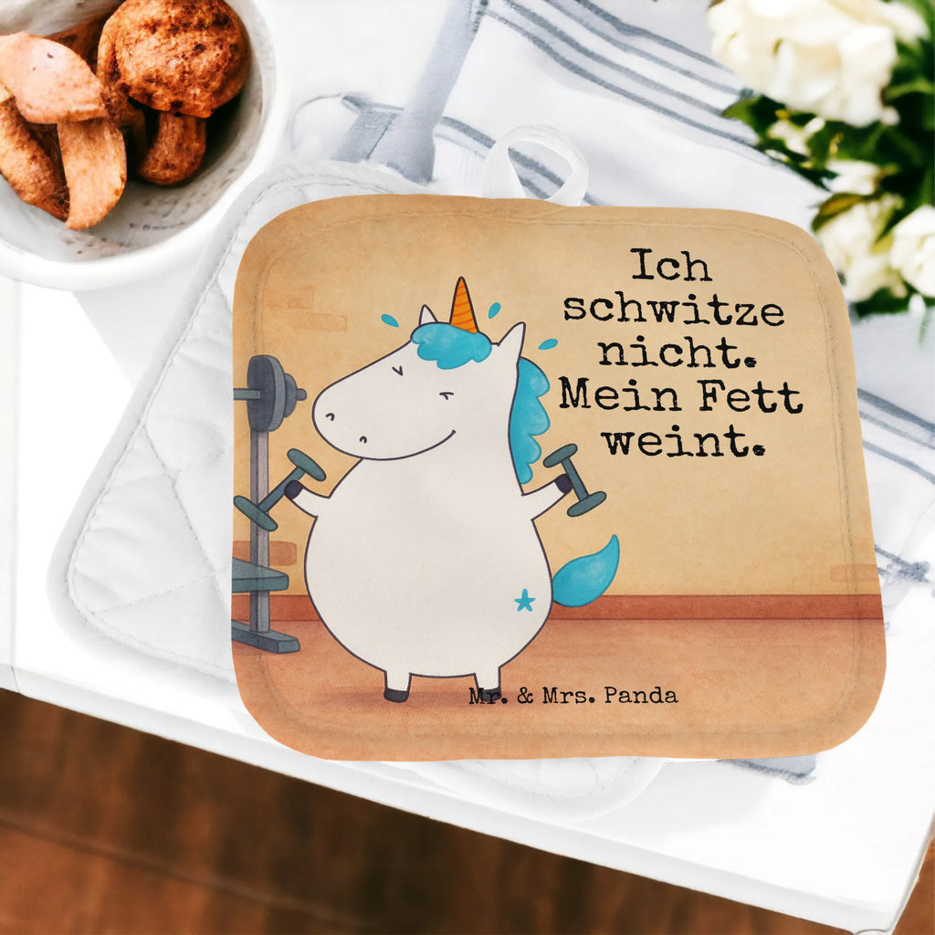 2-elementowy zestaw podkładek pod garnki jednorożec Fitness Design Topflappen, Topfuntersetzer, Ofenhandschuh, Topflappen Set, Topflappen lustig, Topflappen mit Spruch, Ofenhandschuhe, Topfhandschuhe, Topfhandschuh, Topflappenset, Topflappen 2er Set, Schöne Topflappen, Einhorn, Einhörner, Einhorn Deko, Unicorn, Gym, Fitness, Fitnessstudio, Diät, Abnehmen, Sport, Pumpen, Geräte, Sixpack