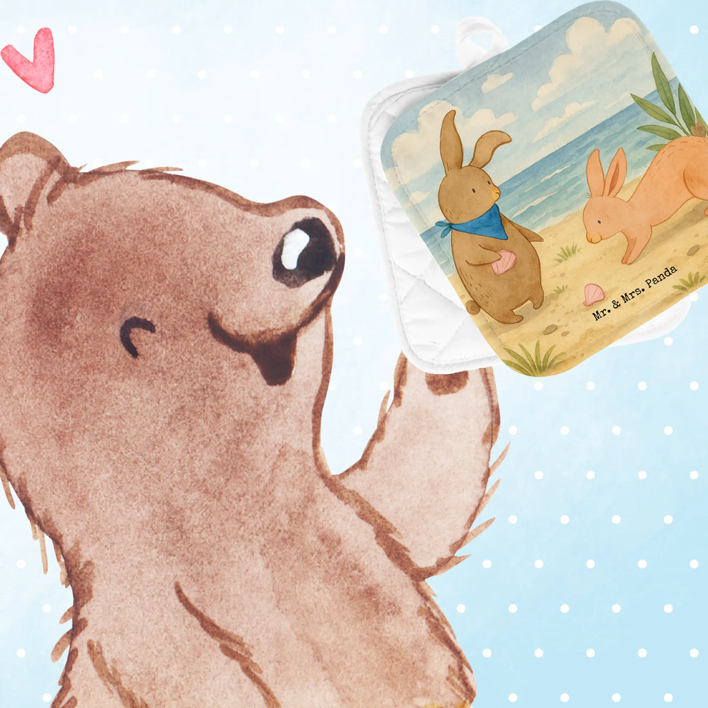 2er Set Topflappen  Hasen Muschel Design Ofenhandschuh, Topflappen lustig, Topflappen, Topfuntersetzer, Topfhandschuhe, Topflappenset, Ofenhandschuhe, Topfhandschuh, Topflappen mit Spruch, Topflappen Set, Topflappen 2er Set, Schöne Topflappen, Familie, Vatertag, Muttertag, Bruder, Schwester, Mama, Papa, Oma, Opa, Hasen, beste Freundin, BFF, Muscheln sammeln, Freundinnen, best friends, Freundin, Muscheln, Meer