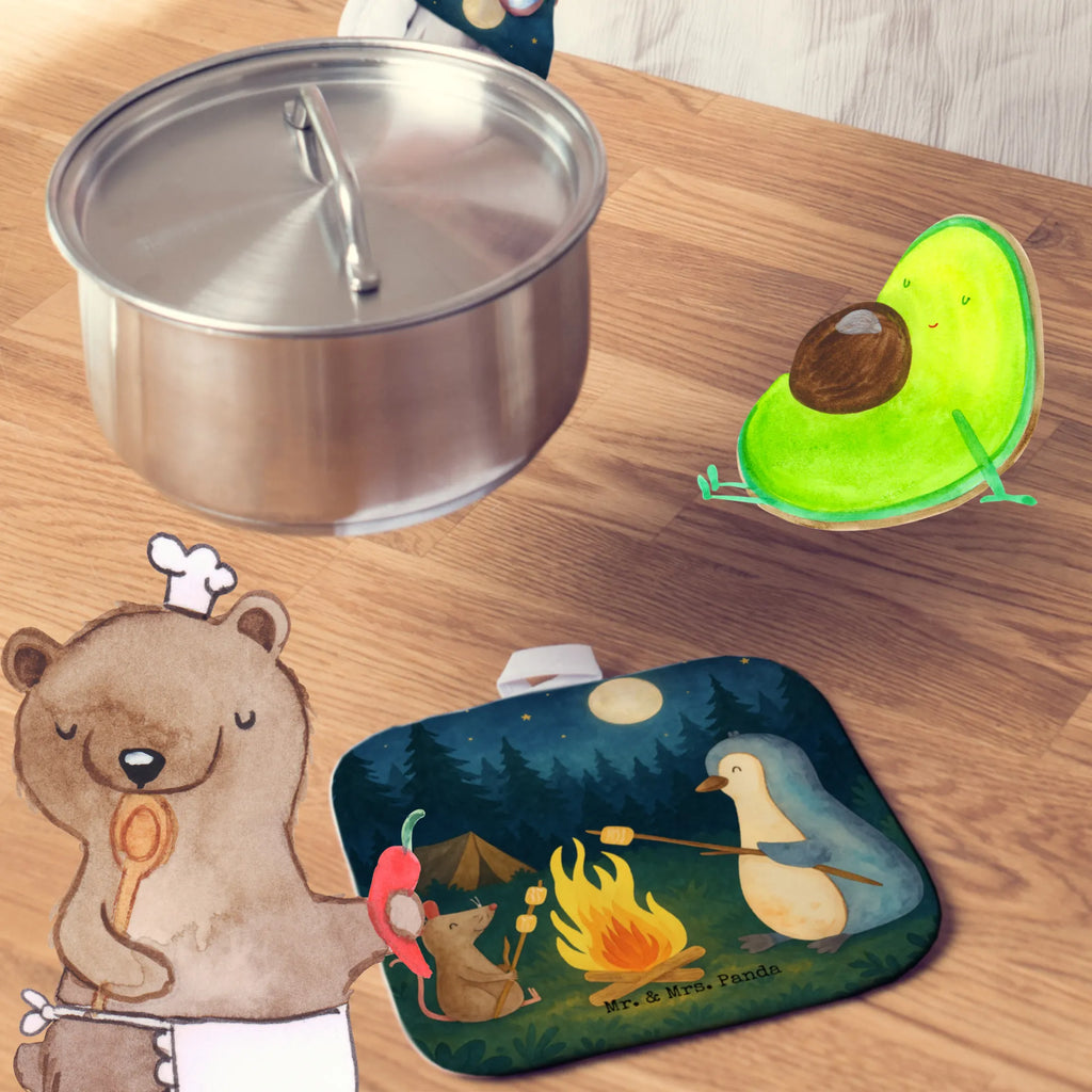 2-elementowy zestaw podkładek pod garnki pingwin ognisko Design Topflappen, Topfuntersetzer, Ofenhandschuh, Topflappen Set, Topflappen lustig, Topflappen mit Spruch, Ofenhandschuhe, Topfhandschuhe, Topfhandschuh, Topflappenset, Topflappen 2er Set, Schöne Topflappen, Pinguin, Maus, Pinguine, Lagerfeuer, Leben, Arbeit, Job, Motivation, Büro, Büroalltag, Lebensspruch, Lebensmotivation, Neustart, Liebe, grillen, Feuer, Marshmallows