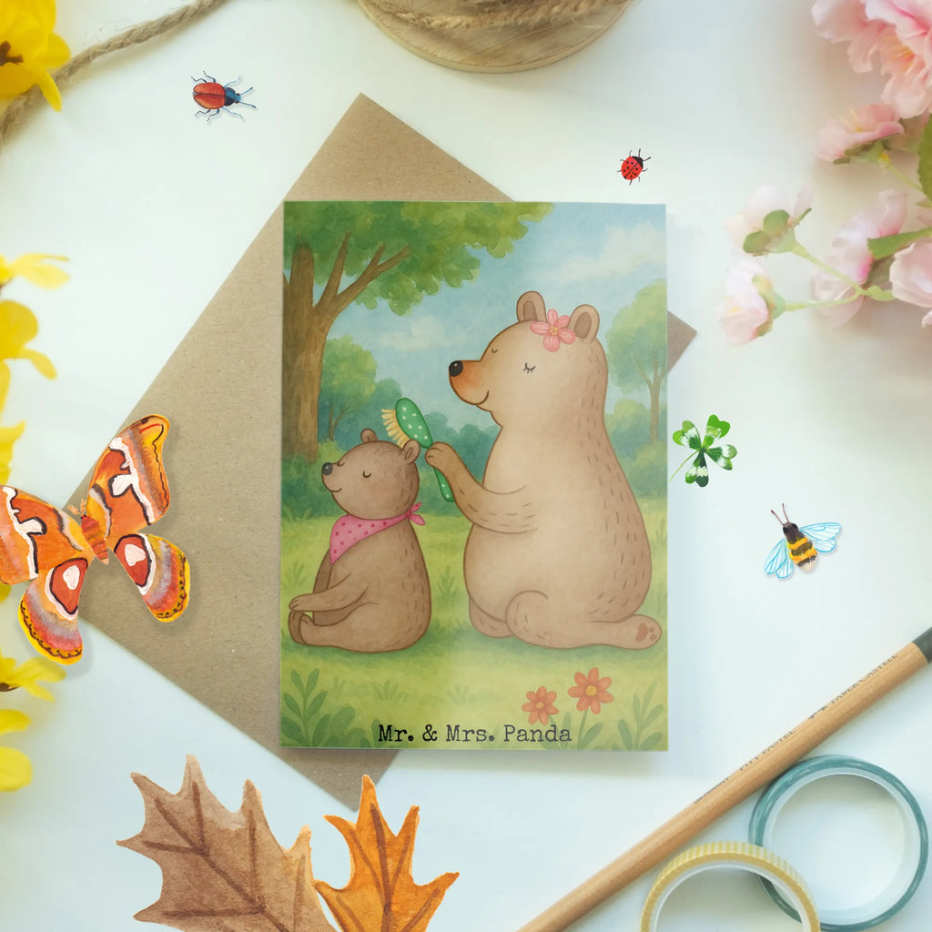 Greetings card bear child Design Geburtstagskarte, Grußkarte, Ansichtskarten, Hochzeitskarte, Glückwunschkarte, Karte, Einladungskarte, Klappkarte, Familie, Vatertag, Muttertag, Bruder, Schwester, Mama, Papa, Oma, Opa, Mutter, Mutti, Geschenk