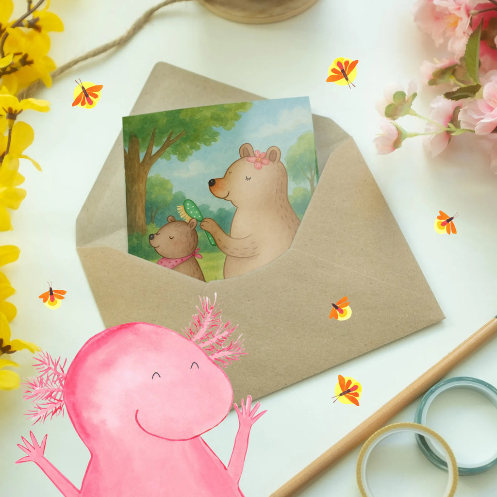 Greetings card bear child Design Geburtstagskarte, Grußkarte, Ansichtskarten, Hochzeitskarte, Glückwunschkarte, Karte, Einladungskarte, Klappkarte, Familie, Vatertag, Muttertag, Bruder, Schwester, Mama, Papa, Oma, Opa, Mutter, Mutti, Geschenk