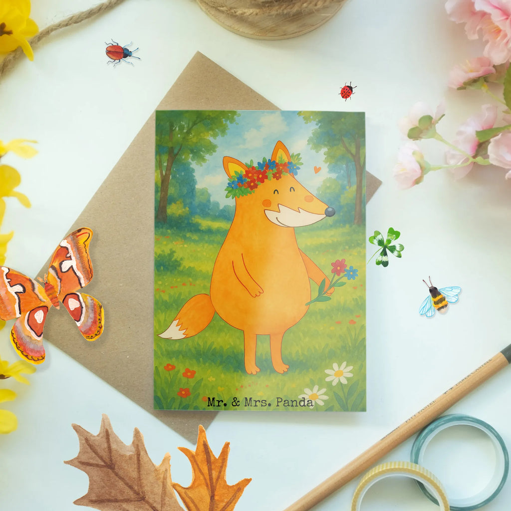 Grußkarte Fuchs Blumen Design Grußkarte, Klappkarte, Einladungskarte, Glückwunschkarte, Hochzeitskarte, Geburtstagskarte, Karte, Ansichtskarten, Fuchs, Füchse, Fox, Liebe, Freundin, Fuchsmädchen, Blumenmädchen, Freundinnen, Liebesbeweis, Blume, Blumen, Motivation, Freude, ich, mich, Selbstliebe