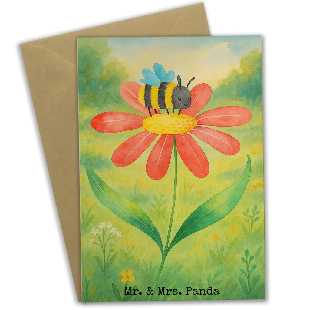 Greetings card bumblebee flower Design Grußkarte, Klappkarte, Einladungskarte, Glückwunschkarte, Hochzeitskarte, Geburtstagskarte, Karte, Ansichtskarten, Tiermotive, Gute Laune, lustige Sprüche, Tiere, Hummel, Blume, Wespe, Flauschig, Natur, Feld, Hummeln, Biene