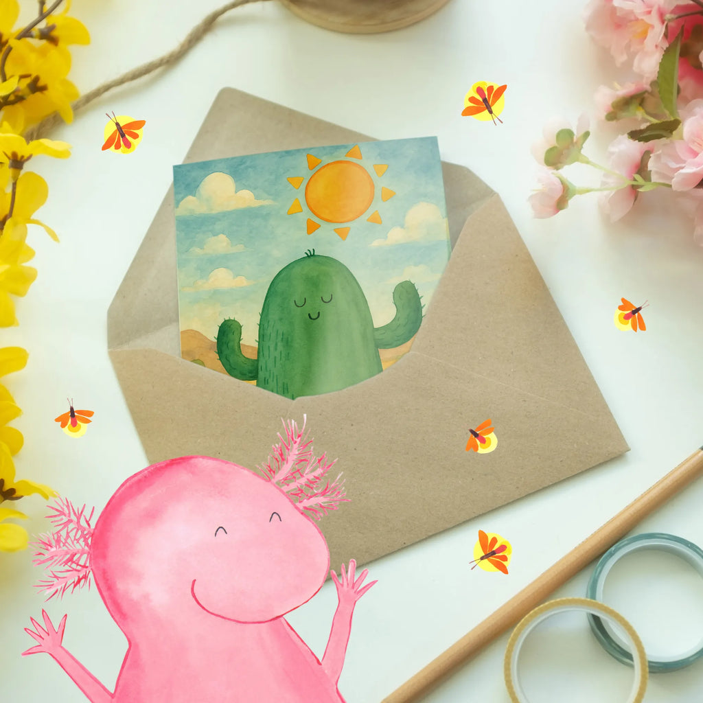 Greetings card cactus Sun Design Grußkarte, Klappkarte, Einladungskarte, Glückwunschkarte, Hochzeitskarte, Geburtstagskarte, Karte, Ansichtskarten, Kaktus, Kakteen, Liebe Kaktusliebe, Sonne, Sonnenschein, Glück, glücklich, Motivation, Neustart, Trennung, Ehebruch, Scheidung, Freundin, Liebeskummer, Liebeskummer Geschenk, Geschenkidee