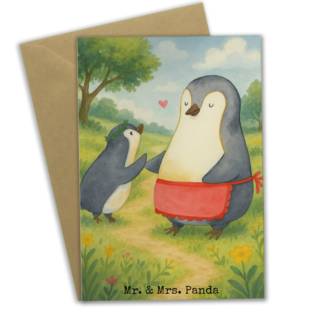 Greetings card Penguin with child Design Grußkarte, Klappkarte, Einladungskarte, Glückwunschkarte, Hochzeitskarte, Geburtstagskarte, Karte, Ansichtskarten, Familie, Vatertag, Muttertag, Bruder, Schwester, Mama, Papa, Oma, Opa, Geschenk, Mami, Mutti, Mutter, Geburststag