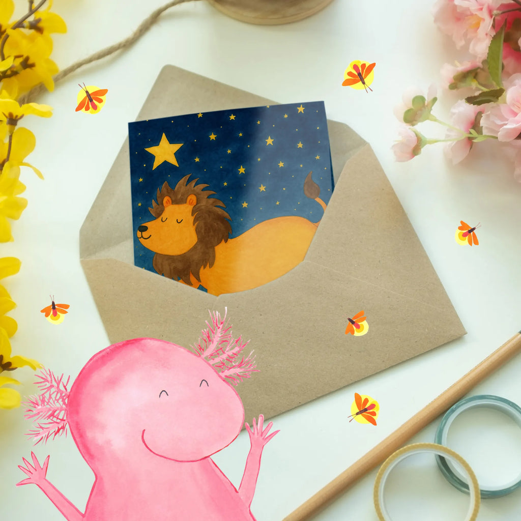 Kartka okolicznościowa znak zodiaku lew Design Grußkarte, Klappkarte, Einladungskarte, Glückwunschkarte, Hochzeitskarte, Geburtstagskarte, Karte, Ansichtskarten, Tierkreiszeichen, Sternzeichen, Horoskop, Astrologie, Aszendent, Löwe Geschenk, Löwe Sternzeichen, Geschenk Juli, Geburtstag Juli, Geschenk August, Geburtstag August, König der Tiere