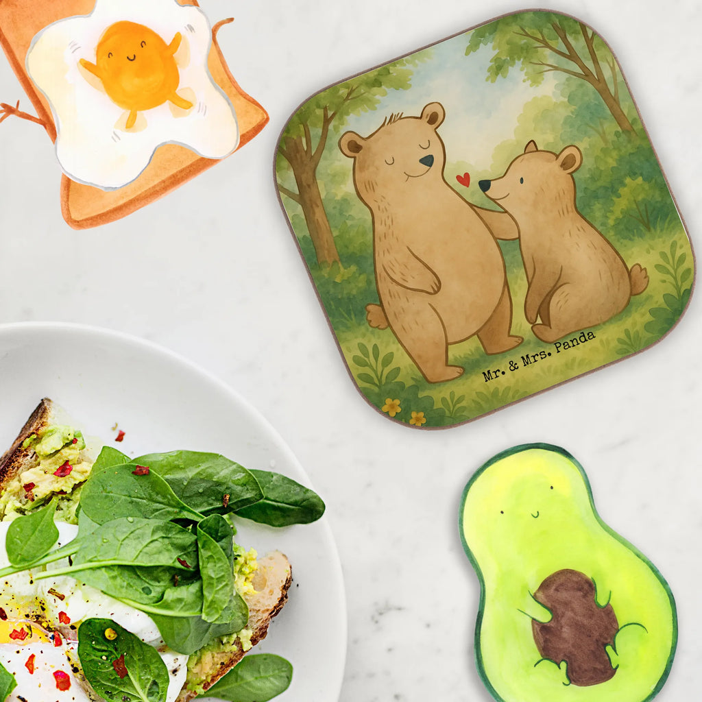 Square coaster bear Big Brother Design Getränkeuntersetzer, Untersetzer Holz, Glasuntersetzer, Untersetzer, Holzuntersetzer, Bierdeckel, Untersetzer Gläser, Korkuntersetzer, Untersetzer Design, Tassen Untersetzer, Untersetzer für Gläser, Untersetzer aus Holz, Familie, Vatertag, Muttertag, Bruder, Schwester, Mama, Papa, Oma, Opa, Großer Bruder, Brudi, Geschwister, Bär, Bären, bester Bruder