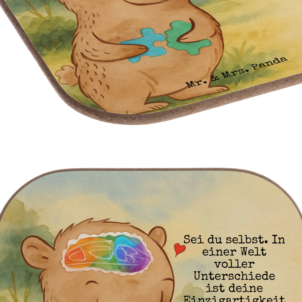 Podkładka niedźwiedź Autyzm Design Untersetzer, Bierdeckel, Glasuntersetzer, Untersetzer Gläser, Getränkeuntersetzer, Untersetzer aus Holz, Untersetzer für Gläser, Korkuntersetzer, Untersetzer Holz, Holzuntersetzer, Tassen Untersetzer, Untersetzer Design, Autismus, Entwicklungsstörungen, Autismus-Spektrum-Störungen, ASS, Asperger Autismus, Bär