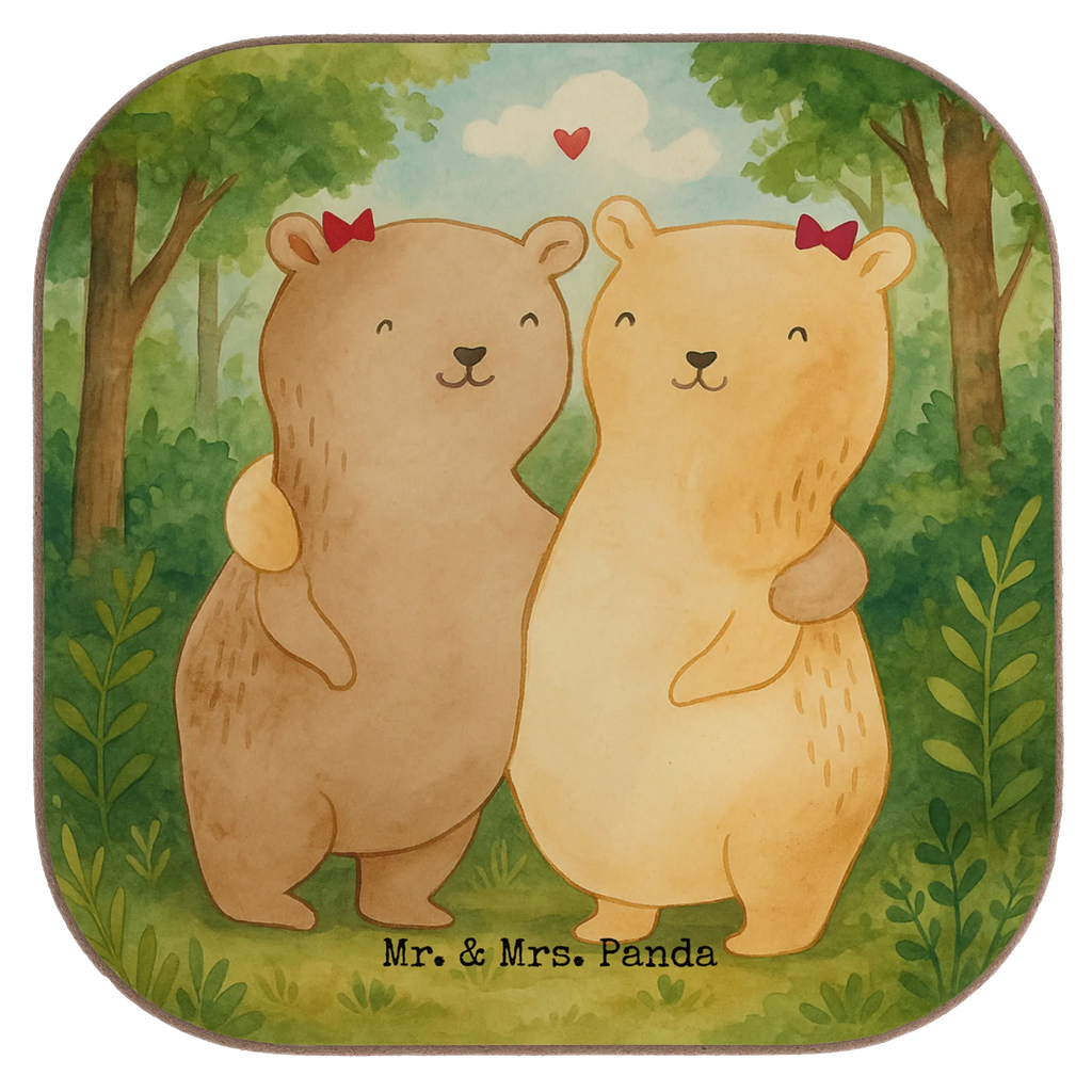 Square coaster bears sisters Design Untersetzer aus Holz, Bierdeckel, Untersetzer für Gläser, Untersetzer Design, Untersetzer Gläser, Getränkeuntersetzer, Tassen Untersetzer, Untersetzer Holz, Holzuntersetzer, Glasuntersetzer, Korkuntersetzer, Untersetzer, Familie, Vatertag, Muttertag, Bruder, Schwester, Mama, Papa, Oma, Opa