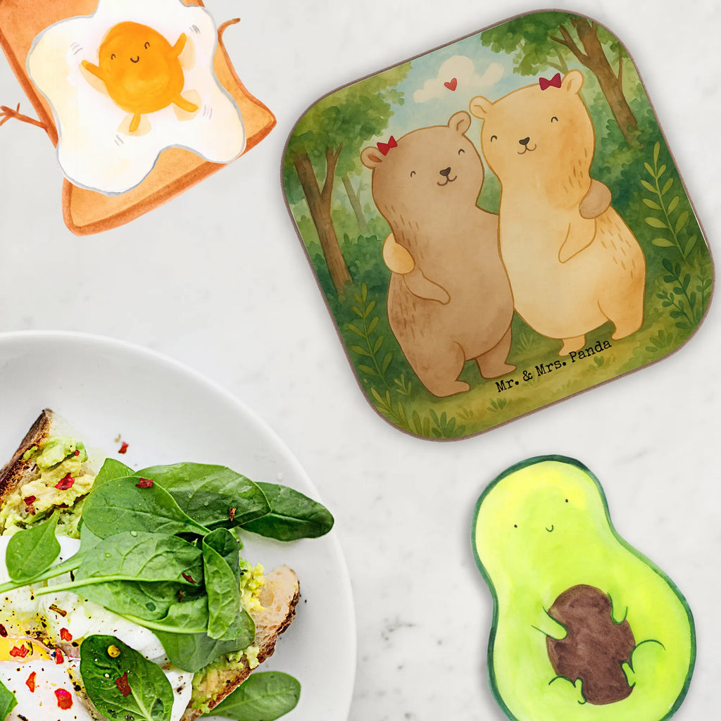 Square coaster bears sisters Design Untersetzer aus Holz, Bierdeckel, Untersetzer für Gläser, Untersetzer Design, Untersetzer Gläser, Getränkeuntersetzer, Tassen Untersetzer, Untersetzer Holz, Holzuntersetzer, Glasuntersetzer, Korkuntersetzer, Untersetzer, Familie, Vatertag, Muttertag, Bruder, Schwester, Mama, Papa, Oma, Opa