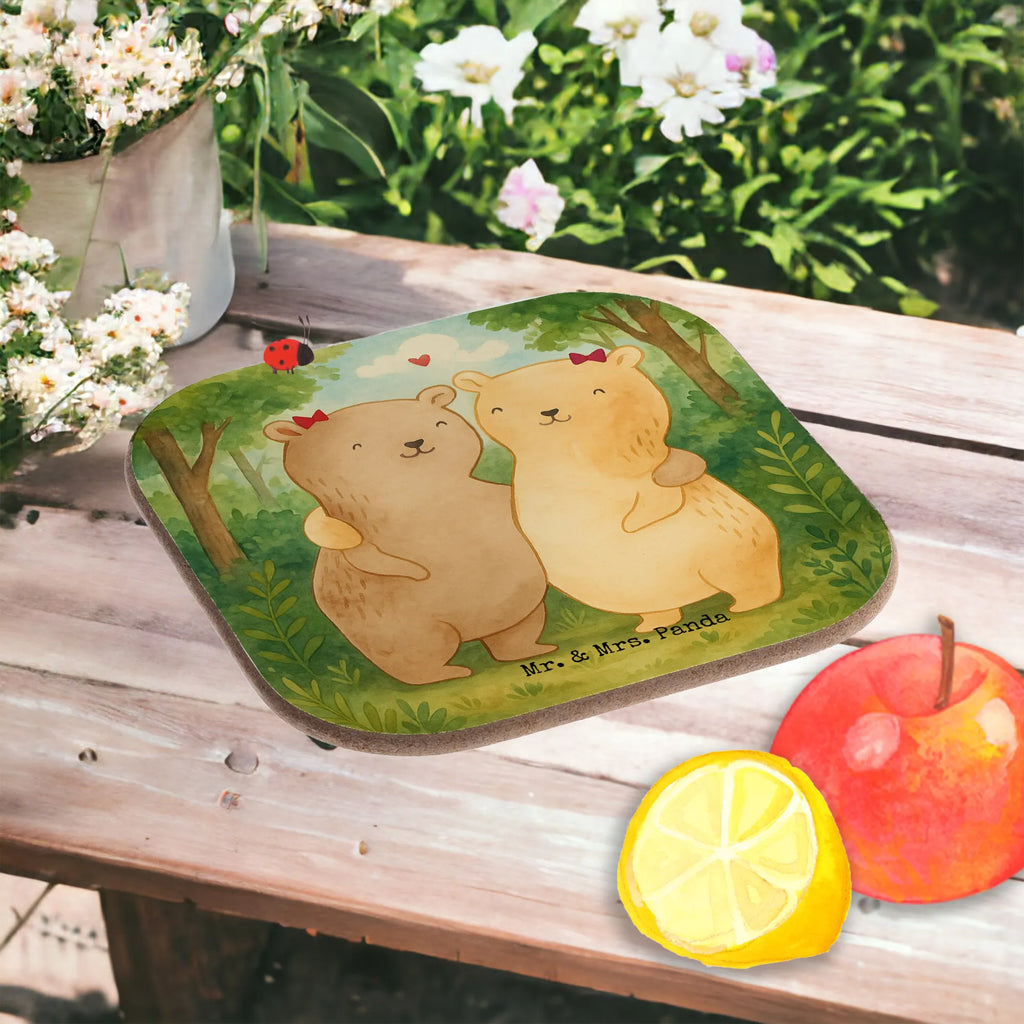 Square coaster bears sisters Design Untersetzer aus Holz, Bierdeckel, Untersetzer für Gläser, Untersetzer Design, Untersetzer Gläser, Getränkeuntersetzer, Tassen Untersetzer, Untersetzer Holz, Holzuntersetzer, Glasuntersetzer, Korkuntersetzer, Untersetzer, Familie, Vatertag, Muttertag, Bruder, Schwester, Mama, Papa, Oma, Opa