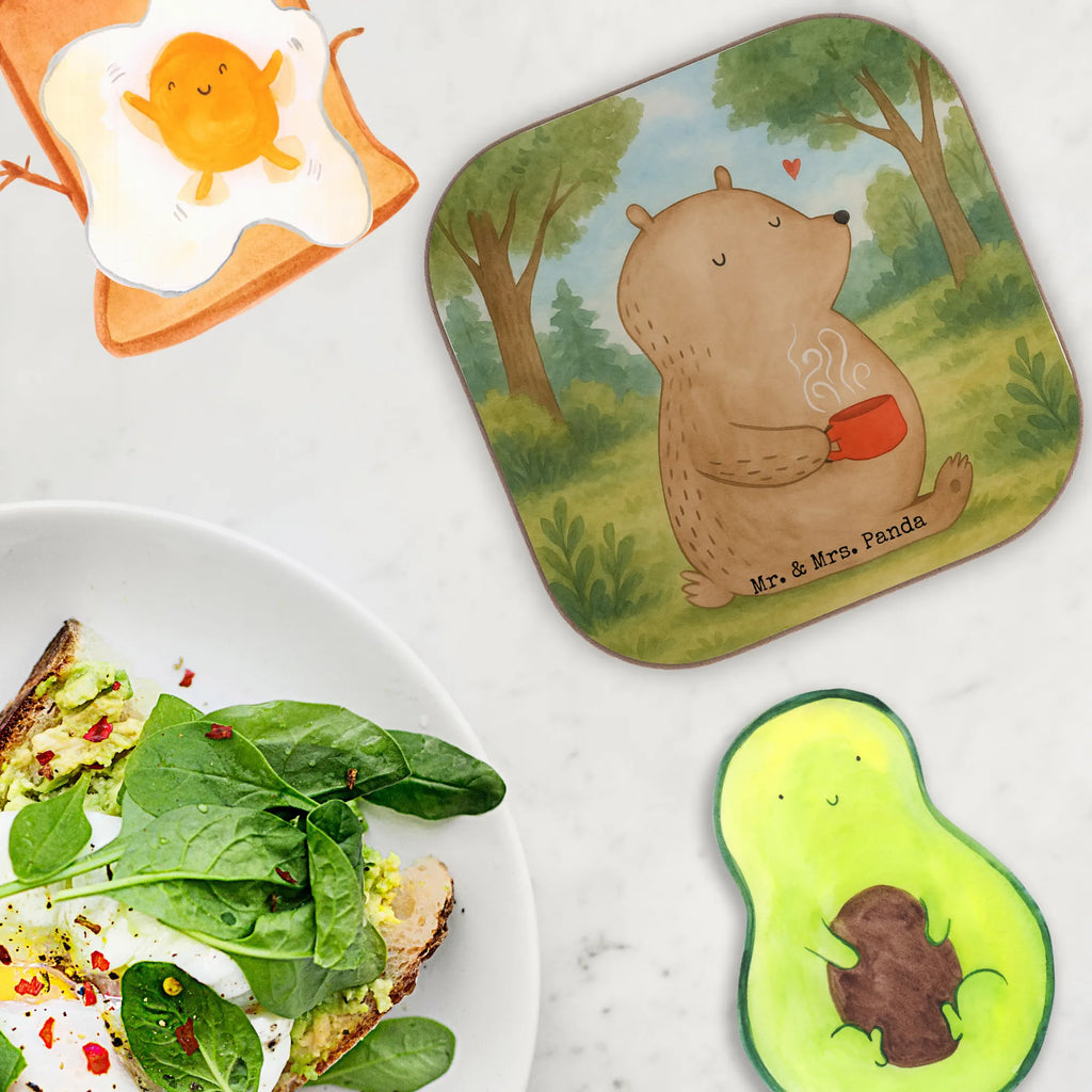 Square coaster bear Coffee Design Korkuntersetzer, Untersetzer Gläser, Untersetzer aus Holz, Untersetzer Design, Getränkeuntersetzer, Untersetzer für Gläser, Glasuntersetzer, Bierdeckel, Holzuntersetzer, Tassen Untersetzer, Untersetzer, Untersetzer Holz, Bär, Teddy, Teddybär, Morgenroutine, Bären, guten Morgen, Motivation, Coffee, Welt retten, Kaffee, Welt erobern