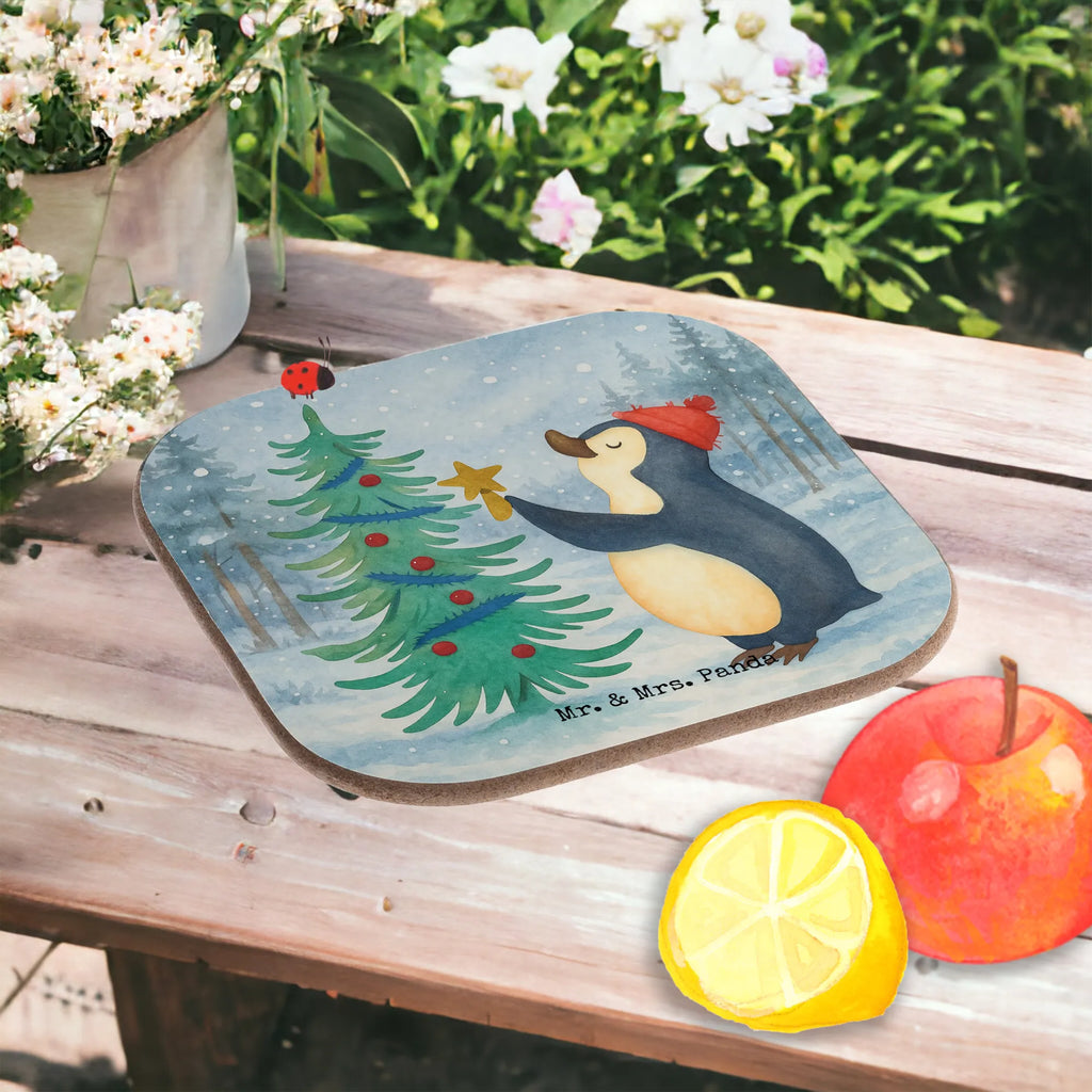 Untersetzer Pinguin Weihnachtsbaum Design Untersetzer, Bierdeckel, Glasuntersetzer, Untersetzer Gläser, Getränkeuntersetzer, Untersetzer aus Holz, Untersetzer für Gläser, Korkuntersetzer, Untersetzer Holz, Holzuntersetzer, Tassen Untersetzer, Untersetzer Design, Winter, Weihnachten, Weihnachtsdeko, Nikolaus, Advent, Heiligabend, Wintermotiv, Pinguin