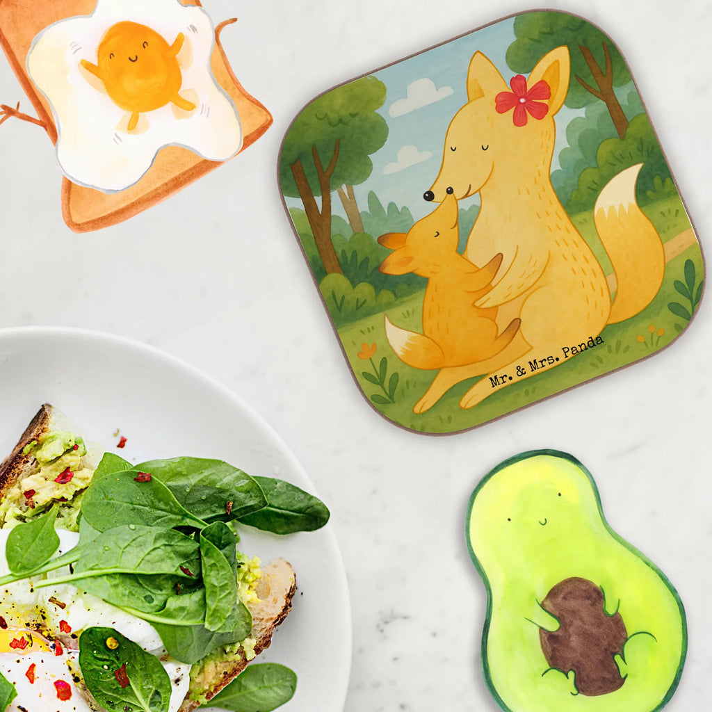 Square coaster Fox mummy Design Untersetzer Design, Getränkeuntersetzer, Tassen Untersetzer, Bierdeckel, Glasuntersetzer, Korkuntersetzer, Untersetzer Gläser, Holzuntersetzer, Untersetzer für Gläser, Untersetzer, Untersetzer aus Holz, Untersetzer Holz, Familie, Vatertag, Muttertag, Bruder, Schwester, Mama, Papa, Oma, Opa, Geschenk, Mutter, Lieblingstochter, Tochter, Beste Tochter