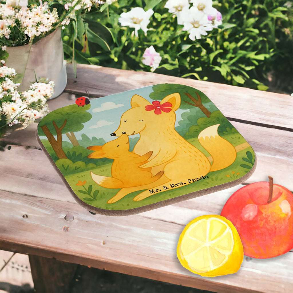 Square coaster Fox mummy Design Untersetzer Design, Getränkeuntersetzer, Tassen Untersetzer, Bierdeckel, Glasuntersetzer, Korkuntersetzer, Untersetzer Gläser, Holzuntersetzer, Untersetzer für Gläser, Untersetzer, Untersetzer aus Holz, Untersetzer Holz, Familie, Vatertag, Muttertag, Bruder, Schwester, Mama, Papa, Oma, Opa, Geschenk, Mutter, Lieblingstochter, Tochter, Beste Tochter