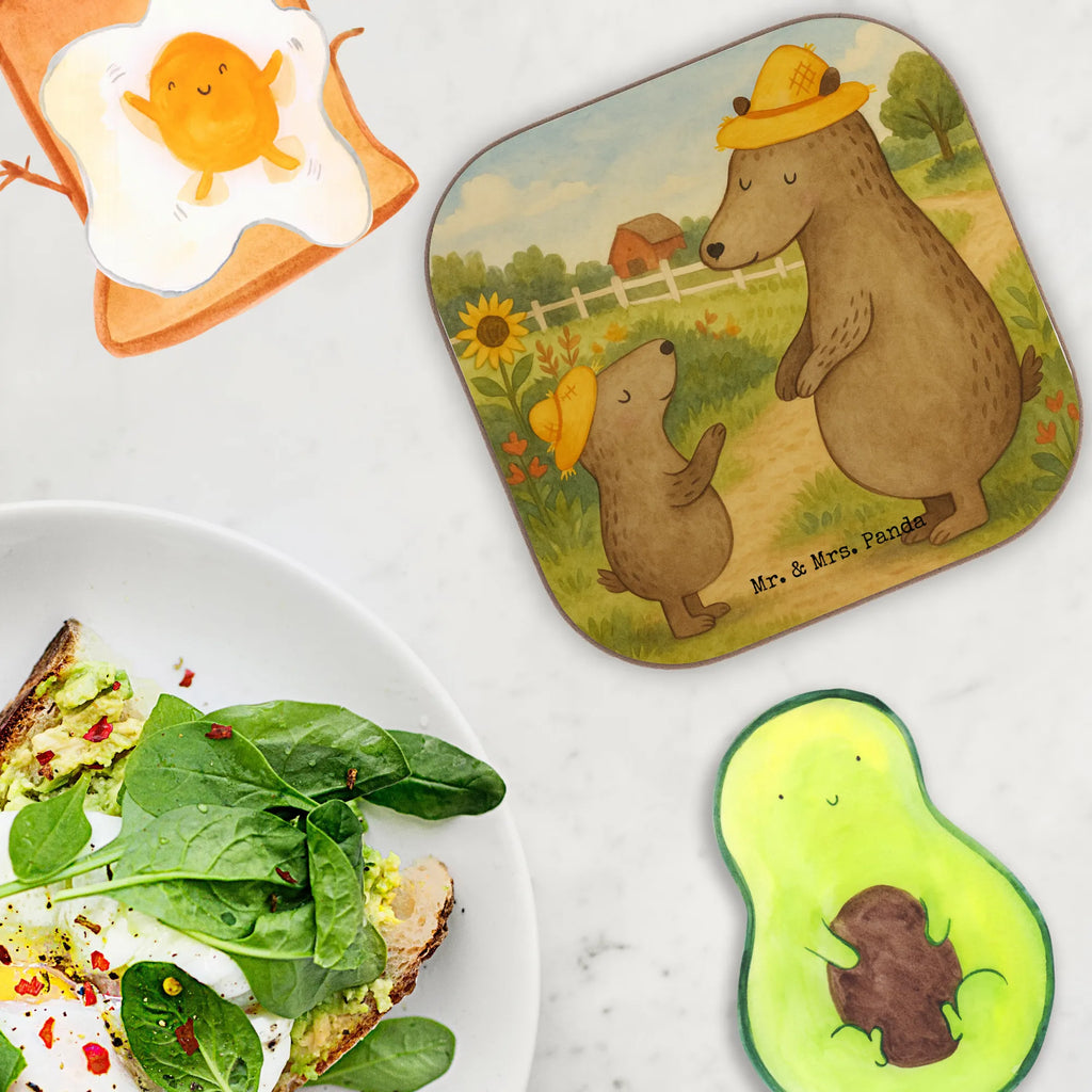 Square coaster Bears with hats Design Holzuntersetzer, Getränkeuntersetzer, Untersetzer, Tassen Untersetzer, Bierdeckel, Glasuntersetzer, Untersetzer Gläser, Untersetzer für Gläser, Untersetzer aus Holz, Untersetzer Holz, Korkuntersetzer, Untersetzer Design, Familie, Vatertag, Muttertag, Bruder, Schwester, Mama, Papa, Oma, Opa, Kinder, Sohn, Dad, Paps, Bär, Bären, Kind, Vater, Daddy, Papi, Family, Lieblingsmensch, Vater-Sohn, Söhne, Vorbild