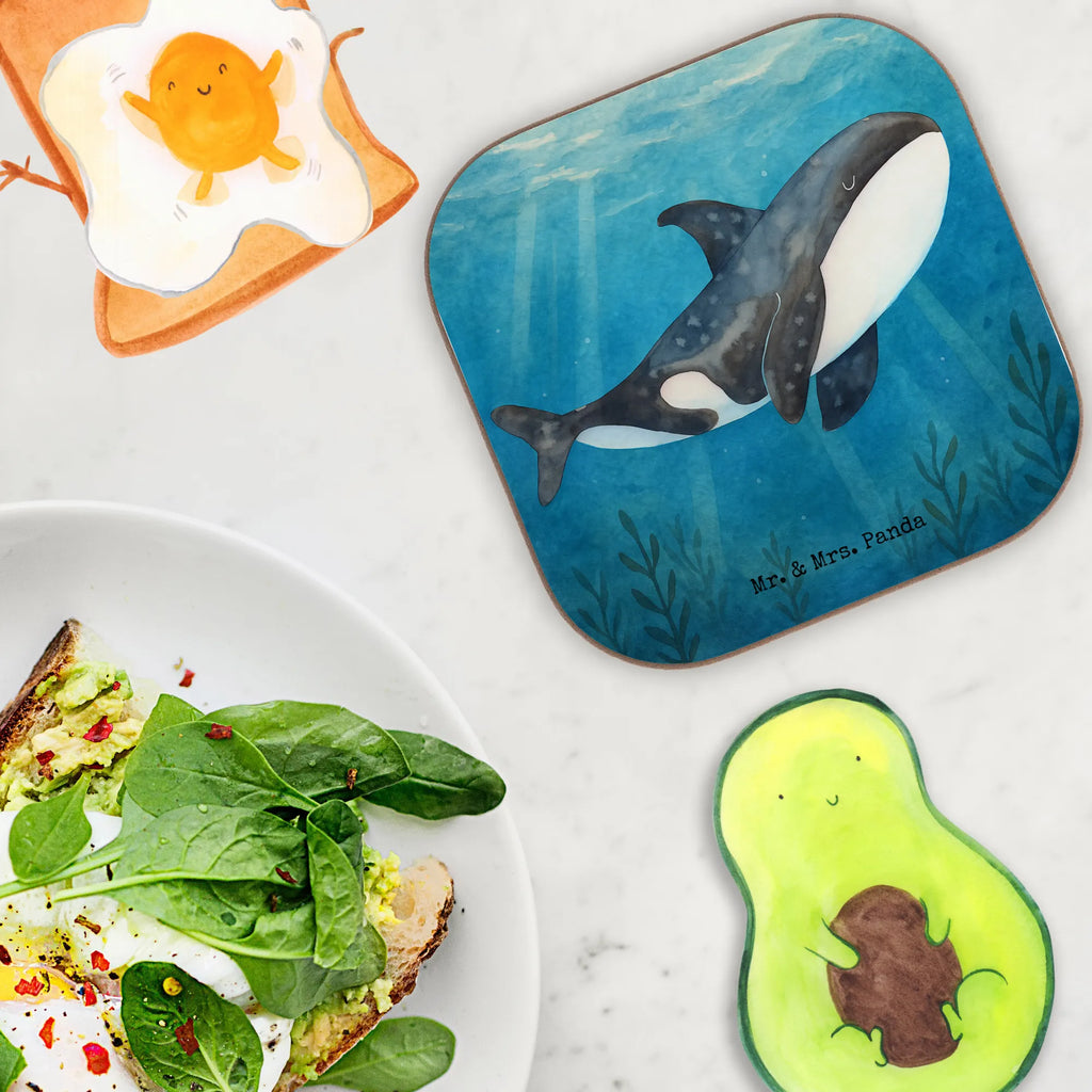 Square coaster Orca Design Untersetzer, Bierdeckel, Glasuntersetzer, Untersetzer Gläser, Getränkeuntersetzer, Untersetzer aus Holz, Untersetzer für Gläser, Korkuntersetzer, Untersetzer Holz, Holzuntersetzer, Tassen Untersetzer, Untersetzer Design, Meerestiere, Meer, Urlaub, Orca, Orcas, Killerwal, Wal, Möglichkeiten, Büro, Arbeit, Motivation, Selbstliebe, Neustart, Startup