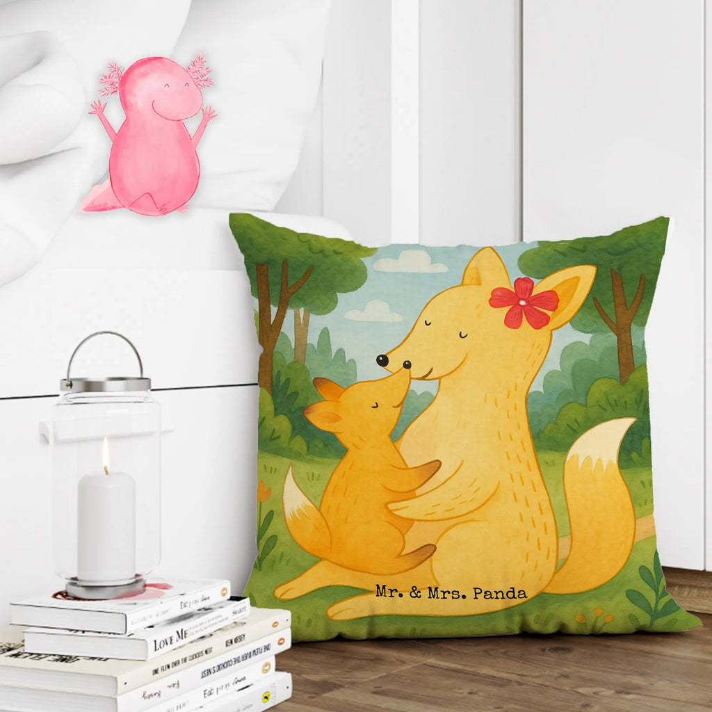 Cushion Fox mummy Design Kissenhülle, Kopfkissen, Sofakissen, Dekokissen, Motivkissen, sofakissen, sitzkissen, Kissen, Kissenbezüge, Kissenbezug 40x40, Kissen 40x40, Kissenhülle 40x40, Zierkissen, Couchkissen, Dekokissen Sofa, Sofakissen 40x40, Dekokissen 40x40, Kopfkissen 40x40, Kissen 40x40 Waschbar, Familie, Vatertag, Muttertag, Bruder, Schwester, Mama, Papa, Oma, Opa, Mutter, Tochter, Lieblingstochter, Beste Tochter, Geschenk