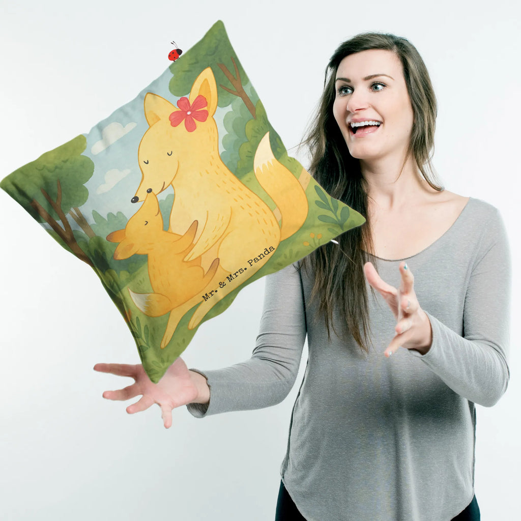 Cushion Fox mummy Design Kissenhülle, Kopfkissen, Sofakissen, Dekokissen, Motivkissen, sofakissen, sitzkissen, Kissen, Kissenbezüge, Kissenbezug 40x40, Kissen 40x40, Kissenhülle 40x40, Zierkissen, Couchkissen, Dekokissen Sofa, Sofakissen 40x40, Dekokissen 40x40, Kopfkissen 40x40, Kissen 40x40 Waschbar, Familie, Vatertag, Muttertag, Bruder, Schwester, Mama, Papa, Oma, Opa, Mutter, Tochter, Lieblingstochter, Beste Tochter, Geschenk
