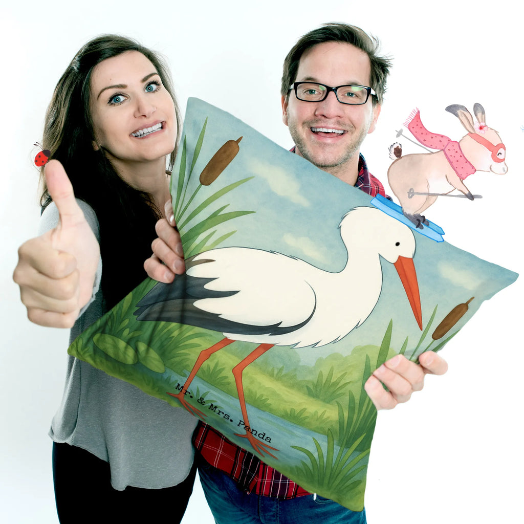 Cushion Stork Design Sofakissen, Kissenbezüge, Zierkissen, Kissen 40x40, Kopfkissen, Kissenbezug 40x40, Dekokissen Sofa, Kissenhülle, Motivkissen, Dekokissen 40x40, Dekokissen, Sofakissen 40x40, sitzkissen, Kissenhülle 40x40, Kopfkissen 40x40, Couchkissen, Kissen 40x40 Waschbar, Kissen, sofakissen, Tiermotive, Gute Laune, lustige Sprüche, Tiere, Mutter werden, Babybauch, Baby, Mutter, Schwanger, Geburt, Storch, Mütter, Schwangerschaft, Störche