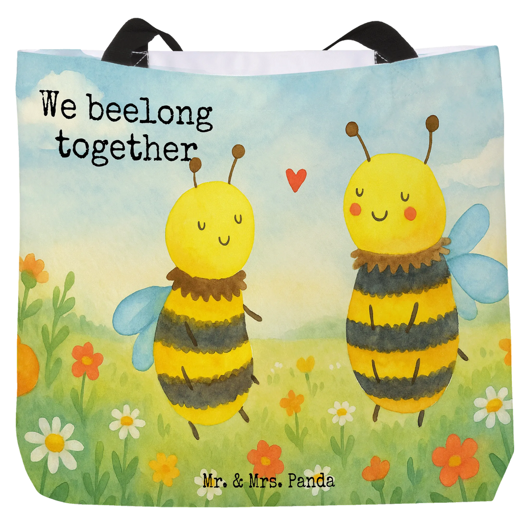 Shopper bee In love Design Beutel, Einkaufstasche, Tasche, Strandtasche, Einkaufsbeutel, Shopper, Schultasche, Freizeittasche, Tragebeutel, Schulbeutel, Alltagstasche, Biene, Wespe, Hummel