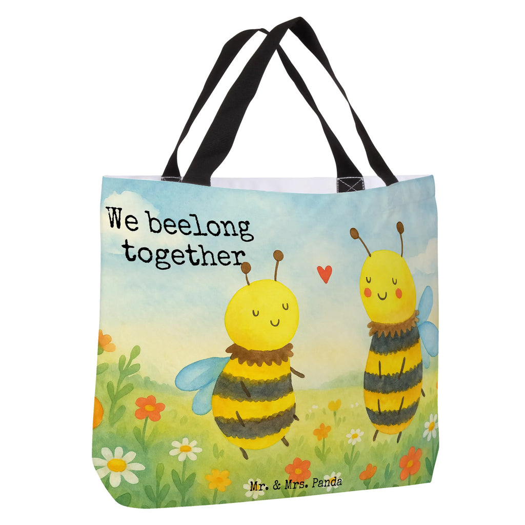Shopper bee In love Design Beutel, Einkaufstasche, Tasche, Strandtasche, Einkaufsbeutel, Shopper, Schultasche, Freizeittasche, Tragebeutel, Schulbeutel, Alltagstasche, Biene, Wespe, Hummel