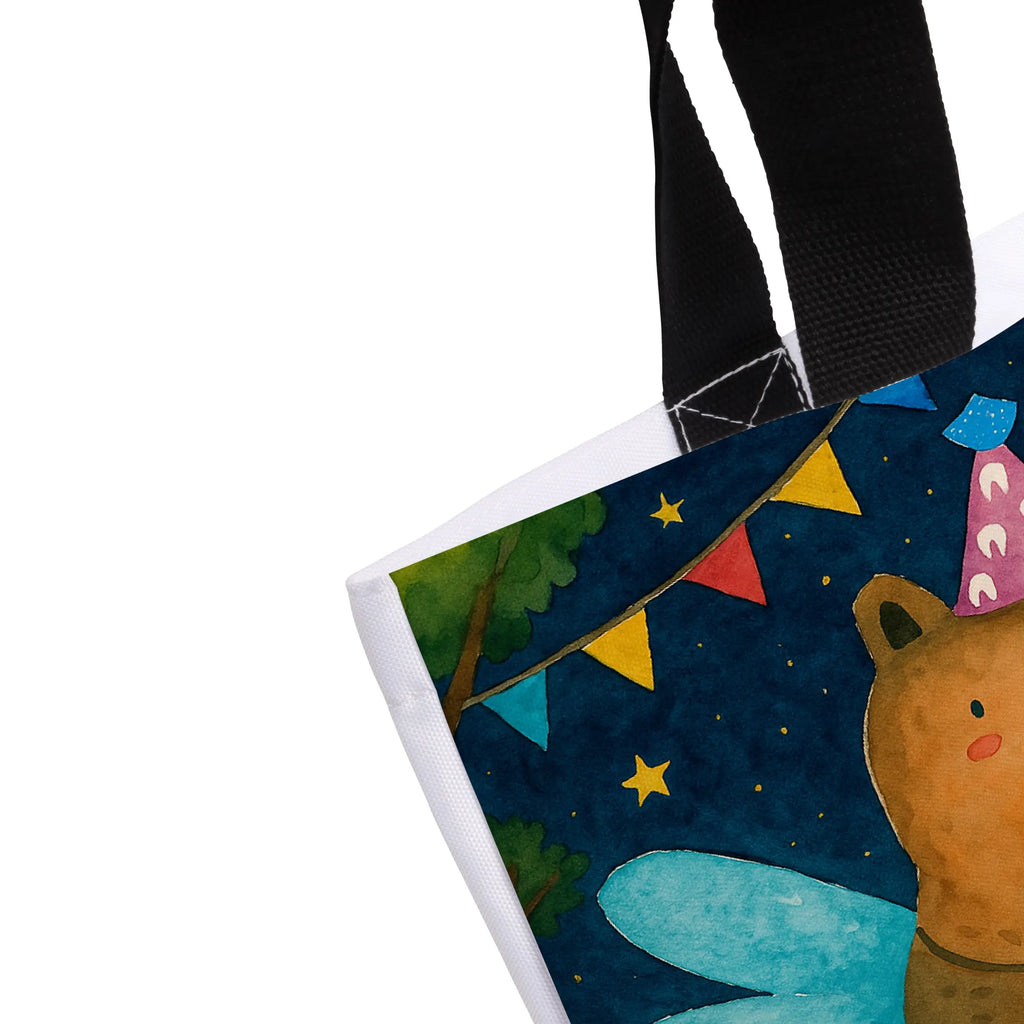 Shopper bear tooth fairy Design Einkaufstasche, Schulbeutel, Tragebeutel, Tasche, Freizeittasche, Beutel, Alltagstasche, Strandtasche, Shopper, Schultasche, Einkaufsbeutel, Bär, Teddy, Teddybär, Zahnfee, Milchzahn, Erster Zahn, Fee