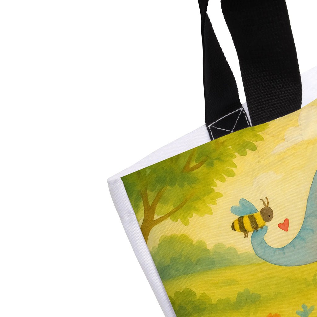 Shopper elephant bee Design Beutel, Einkaufstasche, Alltagstasche, Einkaufsbeutel, Schulbeutel, Schultasche, Tragebeutel, Tasche, Strandtasche, Freizeittasche, Shopper, Tiermotive, Gute Laune, lustige Sprüche, Tiere, Elefant, Liebesbeweis, Liebesgeschenk, Liebesspruch, Hochzeitsgeschenk, Biene, Liebe, Heiratsantrag, Jahrestag