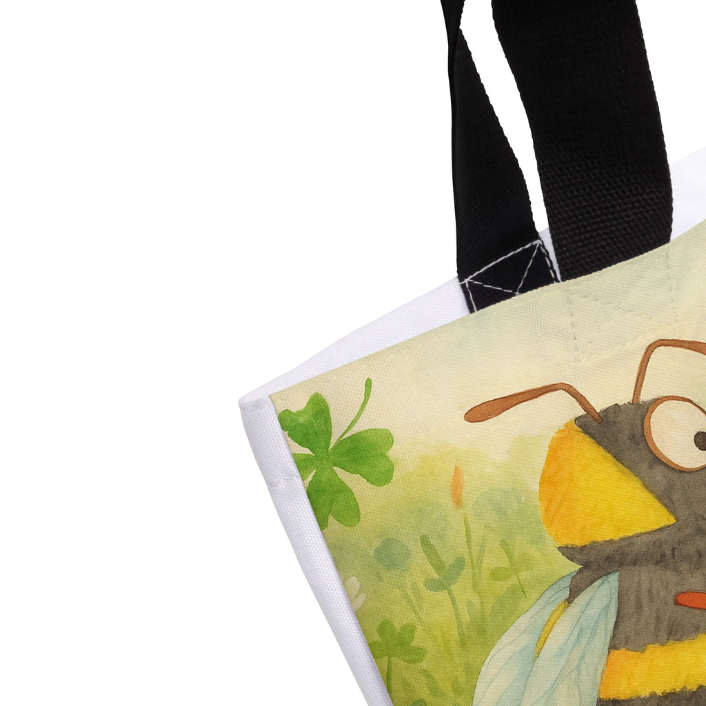 Shopper bumblebees shamrock Design Beutel, Einkaufstasche, Tasche, Strandtasche, Einkaufsbeutel, Shopper, Schultasche, Freizeittasche, Tragebeutel, Schulbeutel, Alltagstasche, Tiermotive, Gute Laune, lustige Sprüche, Tiere, Hummel, Biene, Spruch positiv, Biene Deko, Spruch schön, glücklich sein, glücklich werden, Spruch fröhlich