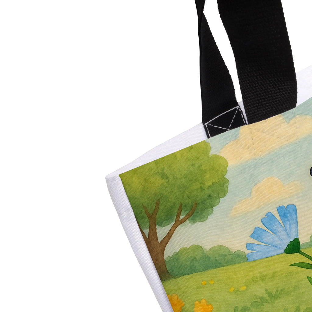 Shopper Hedgehog Flower Design Beutel, Einkaufstasche, Tasche, Strandtasche, Einkaufsbeutel, Shopper, Schultasche, Freizeittasche, Tragebeutel, Schulbeutel, Alltagstasche, Tiermotive, Gute Laune, lustige Sprüche, Tiere, Igel, Gute Besserung, Genesungswünsche, Krankheit, Krankenhaus, krank, Besuch