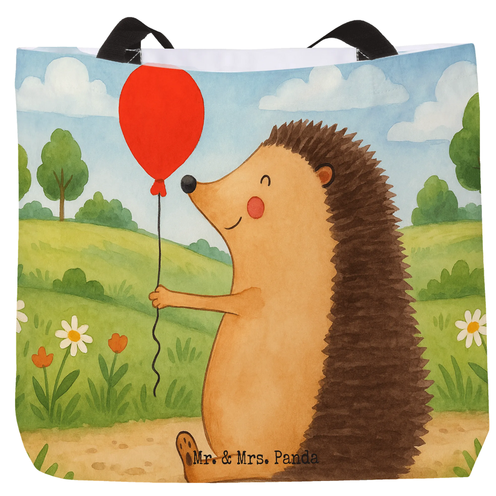 Shopper Hedgehog balloon Design Beutel, Einkaufstasche, Tasche, Strandtasche, Einkaufsbeutel, Shopper, Schultasche, Freizeittasche, Tragebeutel, Schulbeutel, Alltagstasche, Tiermotive, Gute Laune, lustige Sprüche, Tiere, Igel, Geburtstag, Herzlichen Glückwunsch, Glückwunsch, Geburtstagskind, Ballon, Happy Birthday