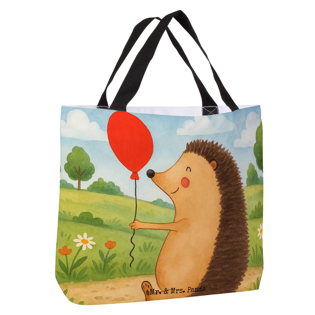 Shopper Hedgehog balloon Design Beutel, Einkaufstasche, Tasche, Strandtasche, Einkaufsbeutel, Shopper, Schultasche, Freizeittasche, Tragebeutel, Schulbeutel, Alltagstasche, Tiermotive, Gute Laune, lustige Sprüche, Tiere, Igel, Geburtstag, Herzlichen Glückwunsch, Glückwunsch, Geburtstagskind, Ballon, Happy Birthday