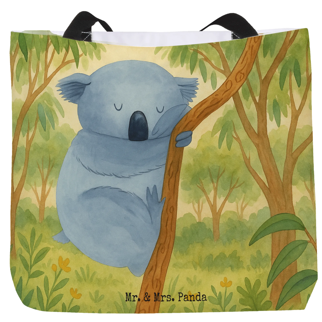 Shopper koala Design Beutel, Einkaufstasche, Tasche, Strandtasche, Einkaufsbeutel, Shopper, Schultasche, Freizeittasche, Tragebeutel, Schulbeutel, Alltagstasche, Tiermotive, Gute Laune, lustige Sprüche, Tiere, Koala, träumen, Traum, schlafen, Schlafzimmer, Traumland, Bär, Koalabär